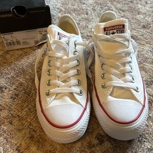 White Converse All Stars